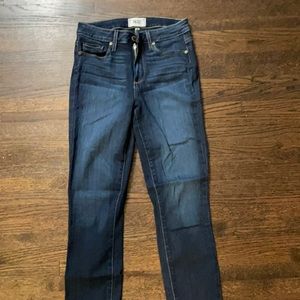 Paige dark denim skinny jeans